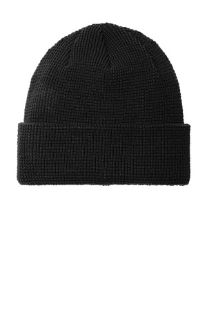 Port Authority C955 Thermal Knit Cuffed Beanie, Deep Black
