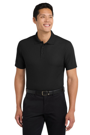 Port Authority K572 Dry Zone Grid Polo, Black