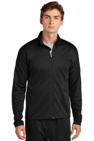 Sport-Tek ST800 Travel Full-Zip Jacket, Black/ Black