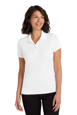 Port Authority LK110 Women's Dry Zone UV Micro-Mesh Polo, White
