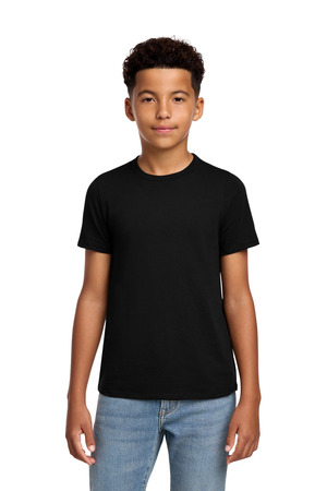 District DT108Y Youth Perfect Blend CVC Tee, Black