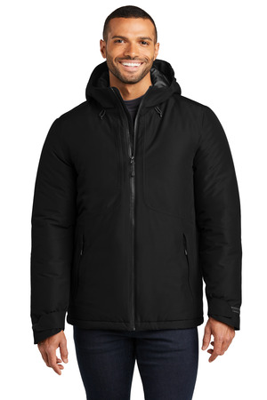 Port Authority J362 Venture Waterproof Insulated Jacket, Deep Black