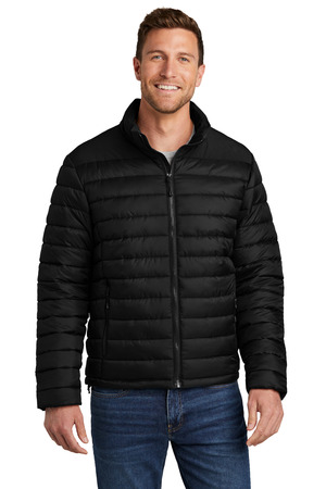 Port Authority J364 Horizon Puffy Jacket, Deep Black