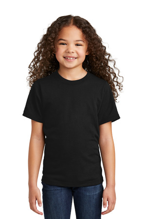 Port & Co PC330Y Youth Tri-Blend Tee, Black