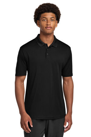 Sport-Tek ST725 PosiCharge Re-Compete Polo, Black
