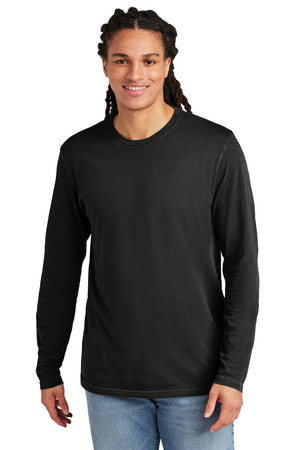 District DT2103 Wash Long Sleeve Tee, Black