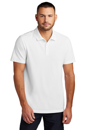 Mercer+Mettle MM1004 Stretch Pique Polo, White