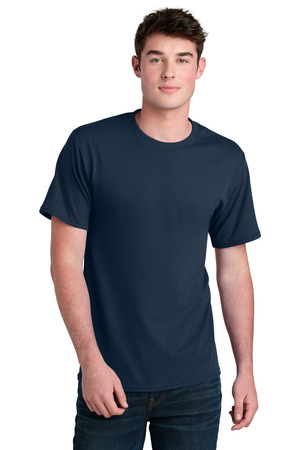Port & Co PC01 Core Blend Recycled Tee, Navy