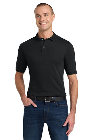 Jerzees 437M Dri-Power Sport Shirt, Black