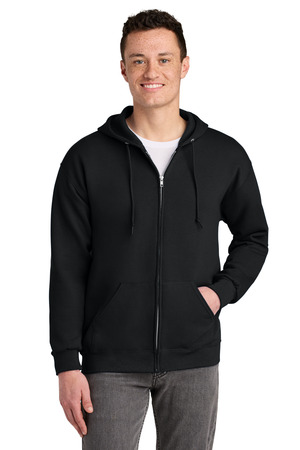 Jerzees 993M NuBlend Full-Zip Hooded Sweatshirt, Black