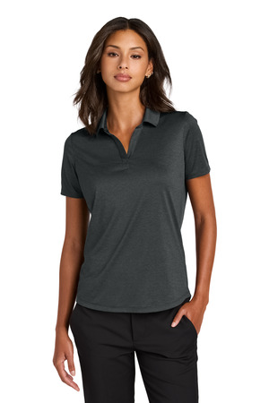 Mercer+Mettle MM1021 Women's Recharge Jersey Polo, Anchor Grey Heather