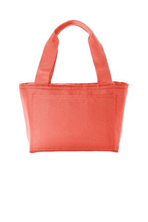 Port Authority BG518 Insulated Lunch Tote, Coral Splash