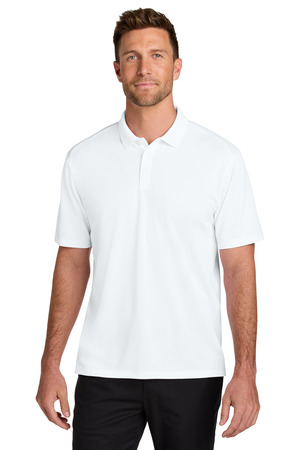 Port Authority K240 Wearever Performance Pique Polo, White