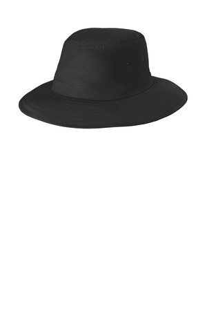 Port Authority C921 Lifestyle Brim Hat, Black