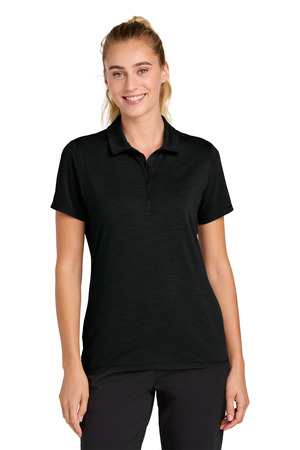 Sport-Tek LST490 Women's Versa Polo, Black