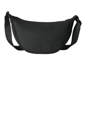 Port Authority BG937 Matte Crossbody, Deep Black