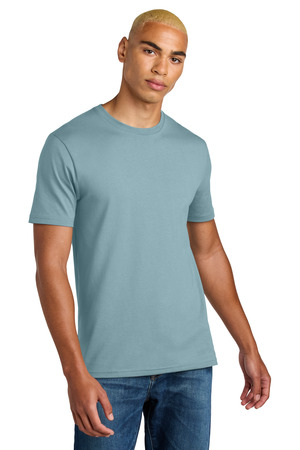 District DT106 Perfect Weight Icon Tee, Blue Fog