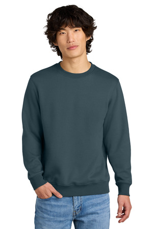 District DT1106 Perfect Weight Fleece Crew, Deep Steel Blue