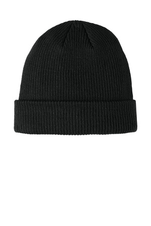 Port Authority C977 Cozy Cuffed Beanie, Deep Black