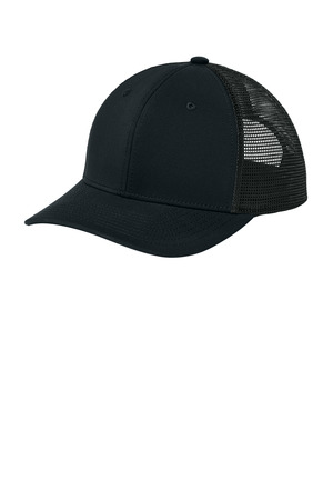 Sport-Tek STC46 Club Trucker Cap, Black/ Black