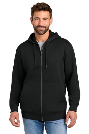 CornerStone CSF631 Tough Fleece Full-Zip Hoodie, Black