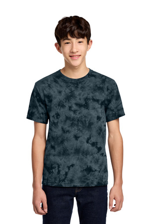 Port & Co PC145Y Youth Crystal Tie-Dye Tee, Black