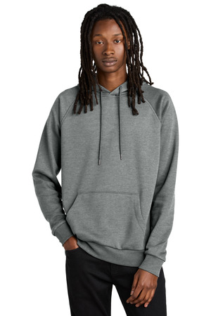 AllMade AL5000 Unisex Organic CVC Fleece Pullover Hoodie, Aluminum Grey Heather