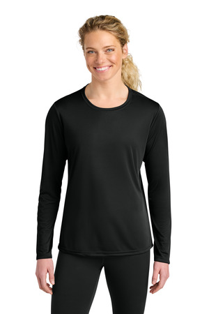 A4 A4NW3002 Women's Cooling Performance Long Sleeve Tee, Black