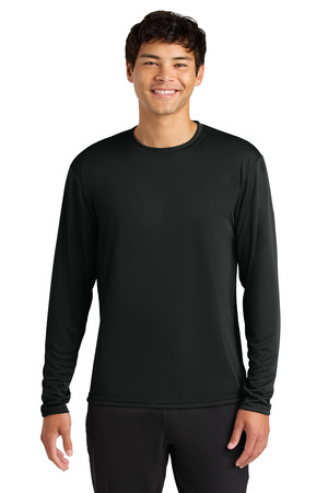 A4 A4N3165 Cooling Performance Long Sleeve Tee, Black