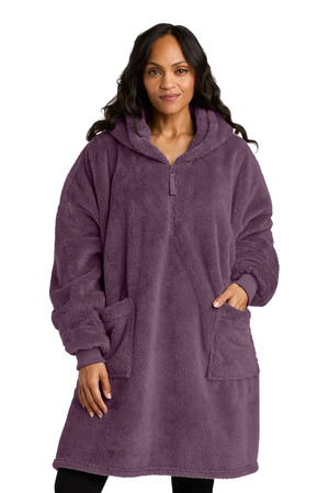 Port Authority BP42 Plush Poncho, Deep Purple Mist