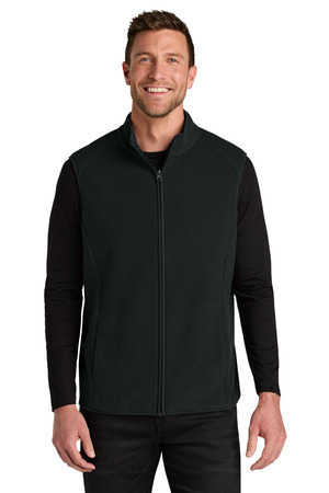 Port Authority F702 C-FREE Fleece Vest, Deep Black