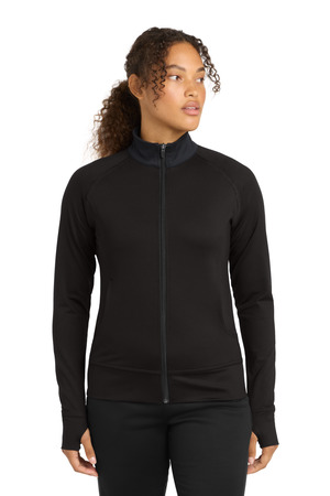 Sport-Tek LST885 Women's NRG Fitness Jacket, Black
