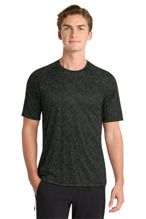 Sport-Tek ST460 Digi Camo Tee, Black