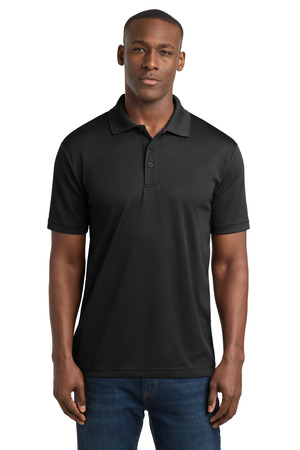 Sport-Tek ST640 PosiCharge RacerMesh Polo, Black