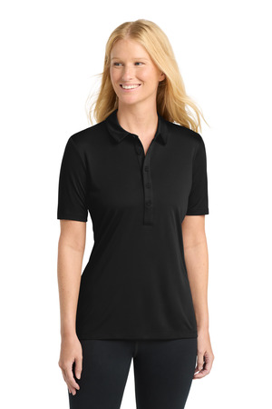 Sport-Tek LST520 Women's Posi-UV Pro Polo, Black