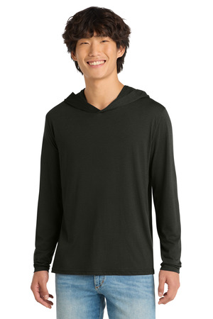 District DM139 Perfect Tri Long Sleeve Hoodie, Black