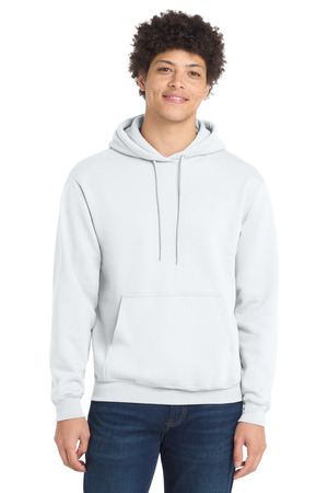 Port & Co PC78H Core Fleece Pullover Hooded Sweatshirt, White