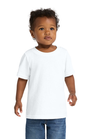 Port & Co CAR54I Infant Core Cotton Tee, White