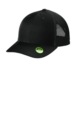 Port Authority C402ECO Eco Snapback Trucker Cap, Deep Black