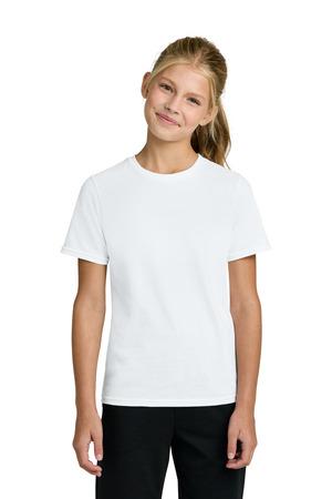 Port & Co PC43Y Youth Easy Cotton Tee, White