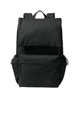 Port Authority BG940 Matte Oxford Backpack, Deep Black
