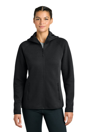 Sport-Tek LST840 Women's Phenom Full-Zip Hoodie, Black