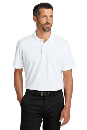 Port Authority K620 Plaited Pique Polo, White
