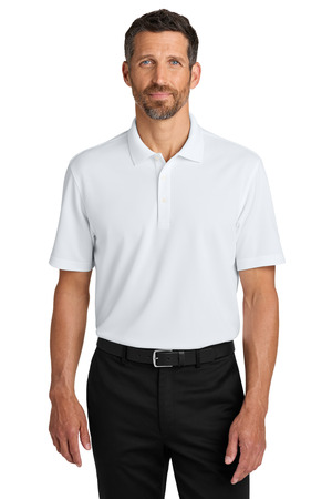 Port Authority K845 Dry Zone Stain-Release Grid Polo, White