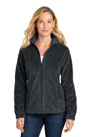 Port Authority L190 Women's Plush Fleece Full-Zip Jacket, Black