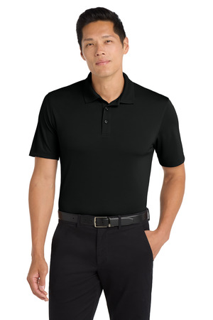 Port Authority TLK110 Tall Dry Zone UV Micro-Mesh Polo, Deep Black