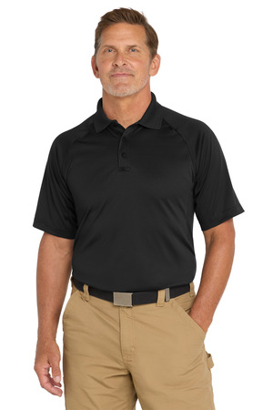 CornerStone CS410 Select Snag-Proof Tactical Polo, Black