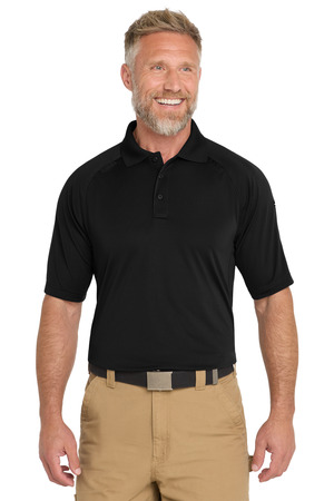 CornerStone CS420 Select Lightweight Snag-Proof Tactical Polo, Black