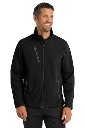 Port Authority J324 Welded Soft Shell Jacket, Black