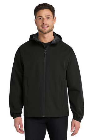 Port Authority J407 Essential Rain Jacket, Deep Black